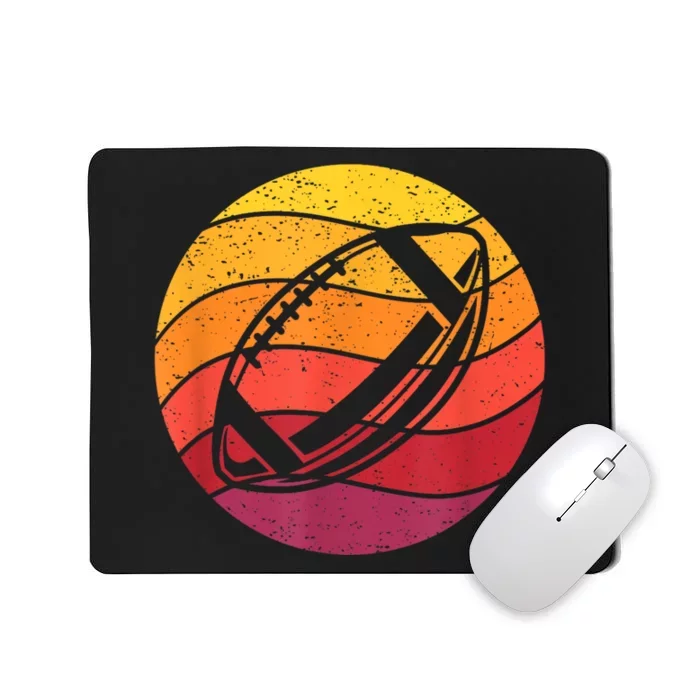 Football Retro Style Vintage Mousepad