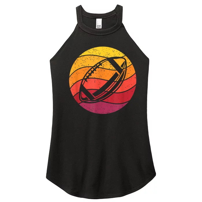 Football Retro Style Vintage Women’s Perfect Tri Rocker Tank