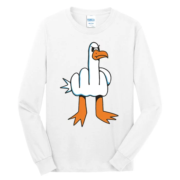 Funny Rude Seagull Tall Long Sleeve T-Shirt