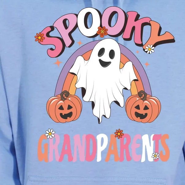 Family Retro Spook Grandparents Groovy Retro Halloween Ghost Costume Gift Unisex Surf Hoodie