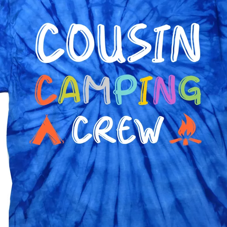 Family Reunion Summer Camp Vacation Cousin Camping Crew Gift Tie-Dye T-Shirt