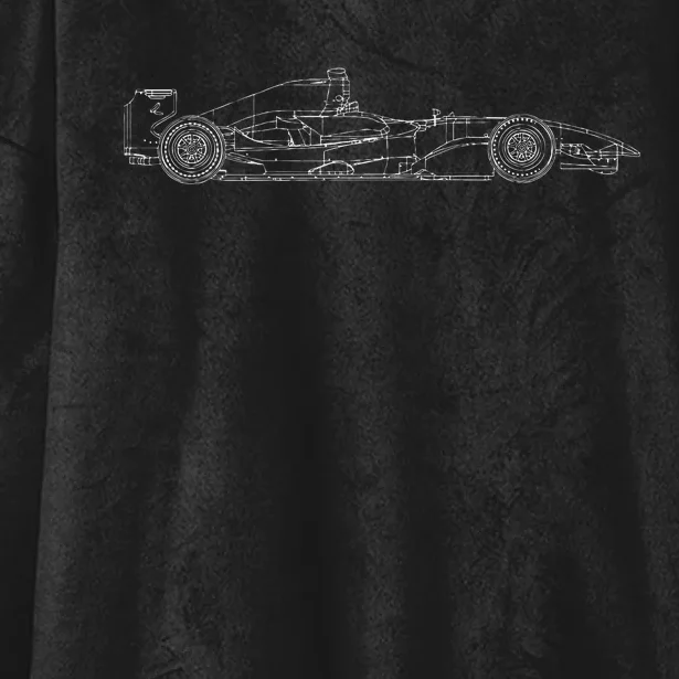 Formula Racecar Schematic Race Car Driver Formula Racing Hooded Wearable Blanket