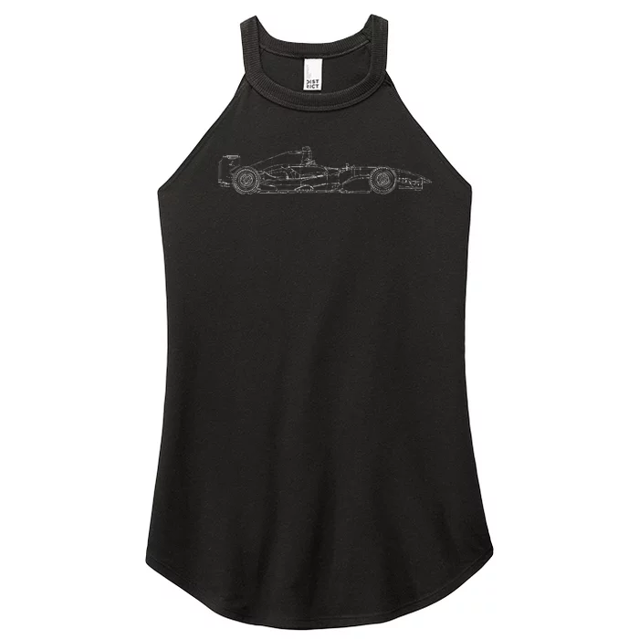 Formula Racecar Schematic Race Car Driver Formula Racing Women’s Perfect Tri Rocker Tank