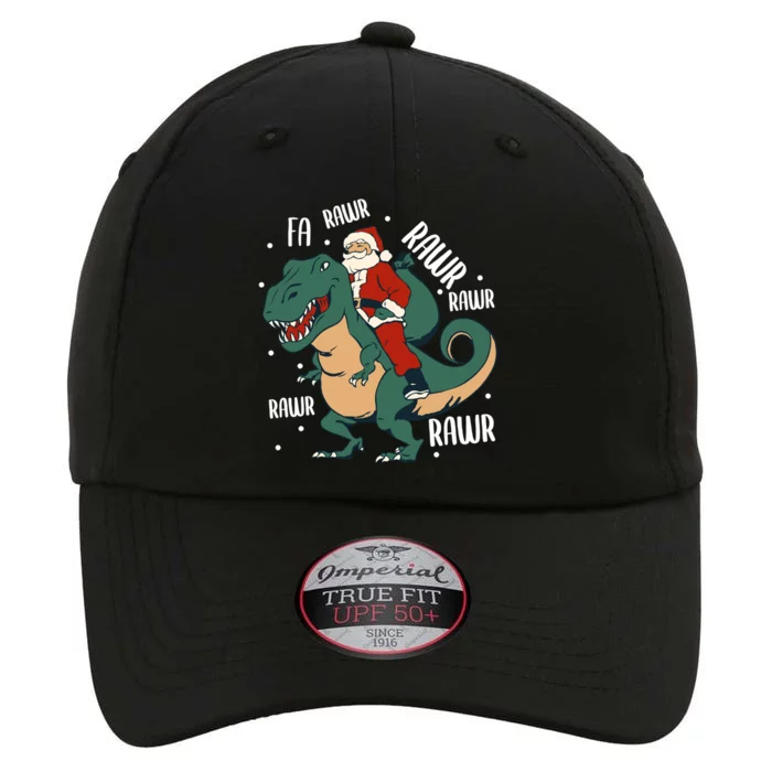 Fa Rawr – Santa On Tmeaningful Giftrex Meaningful Gift Funny Christmas Merch Gif The Original Performance Cap