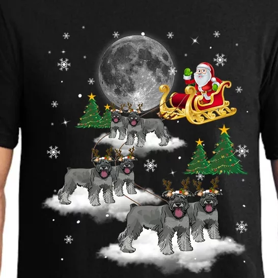 Funny Reindeer Shih Tzu Xmas Santa Christmas Dog Lover Funny Gift Pajama Set