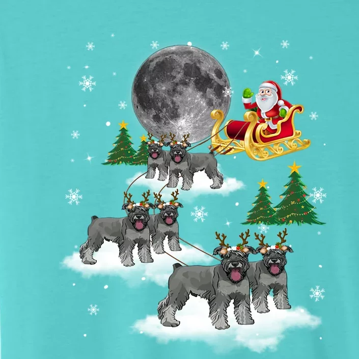 Funny Reindeer Shih Tzu Xmas Santa Christmas Dog Lover Funny Gift ChromaSoft Performance T-Shirt