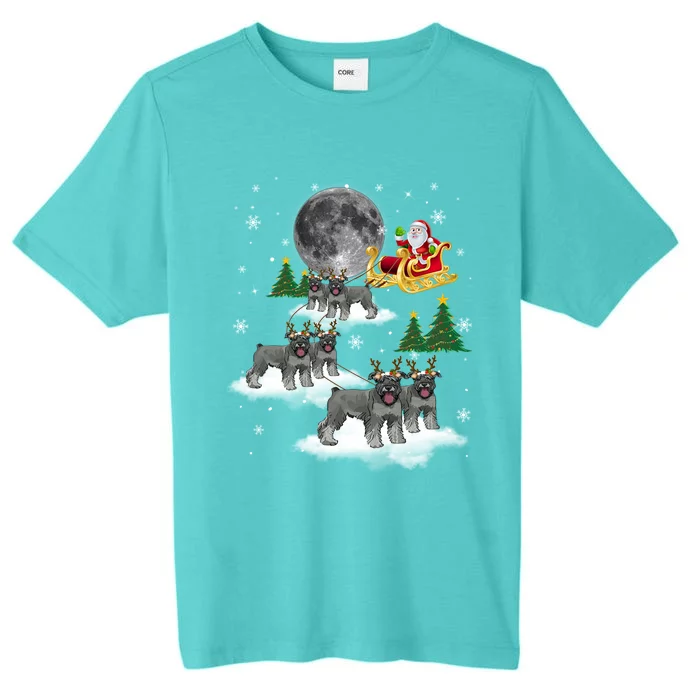 Funny Reindeer Shih Tzu Xmas Santa Christmas Dog Lover Funny Gift ChromaSoft Performance T-Shirt