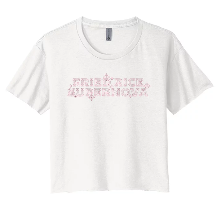 Fried Rice Supernova Women's Crop Top Tee