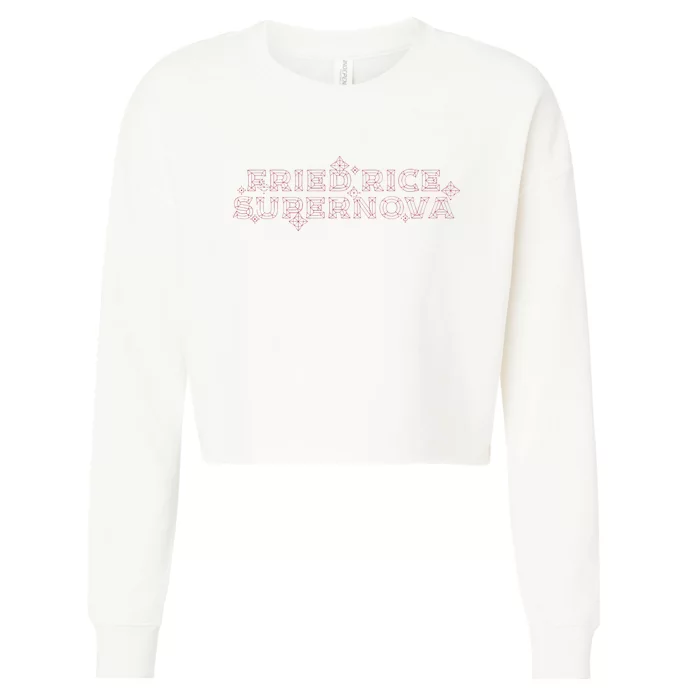 Fried Rice Supernova Cropped Pullover Crew