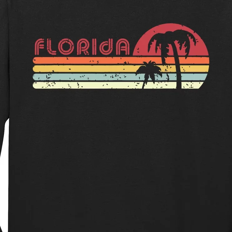 Florida Retro Style Fl Usa Tall Long Sleeve T-Shirt