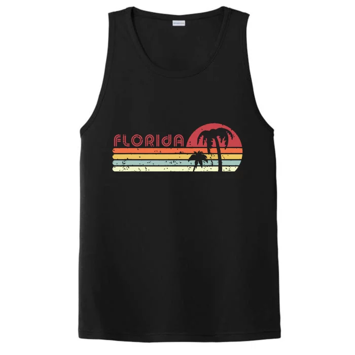 Florida Retro Style Fl Usa Performance Tank