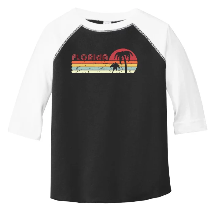 Florida Retro Style Fl Usa Toddler Fine Jersey T-Shirt