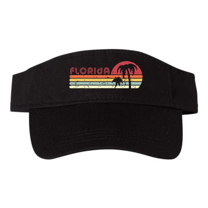 Florida Retro Style Fl Usa Valucap Bio-Washed Visor