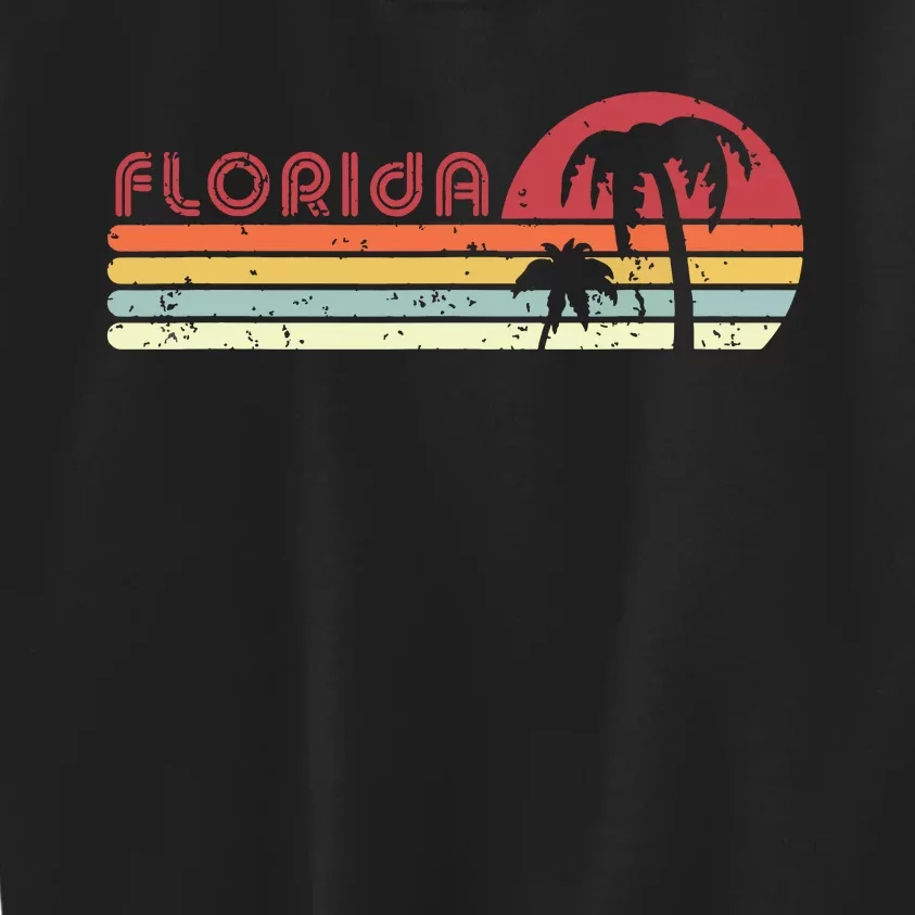 Florida Retro Style Fl Usa Kids Sweatshirt