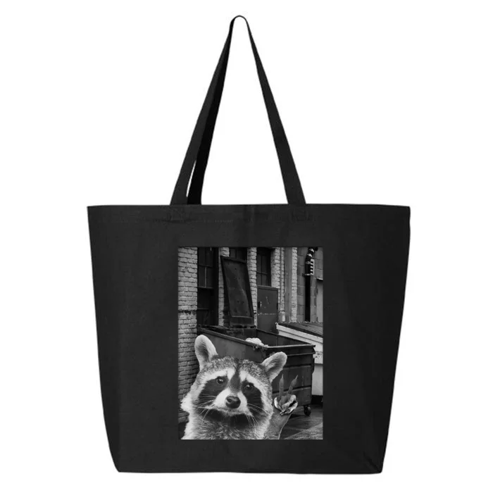 Funny Raccoon Selfie 25L Jumbo Tote