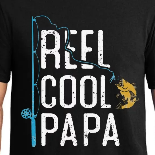 Fishing Retro Style Papa Father’s Day Gift Fisherman Papa Pajama Set