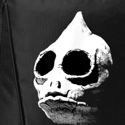 Funny Retro Sleestak Reptilian Skull Graphic City Backpack