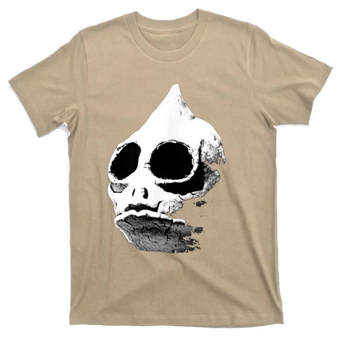 Funny Retro Sleestak Reptilian Skull Graphic T-Shirt