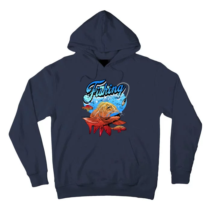 Fishing Red Snapper Tall Hoodie