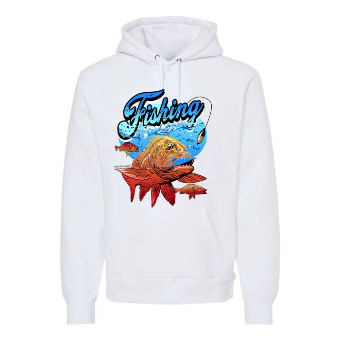 Fishing Red Snapper Premium Hoodie