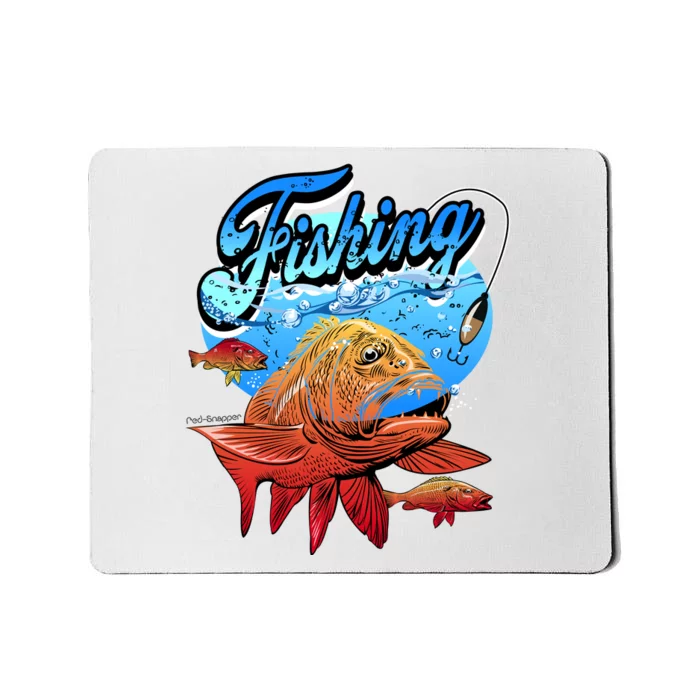 Fishing Red Snapper Mousepad