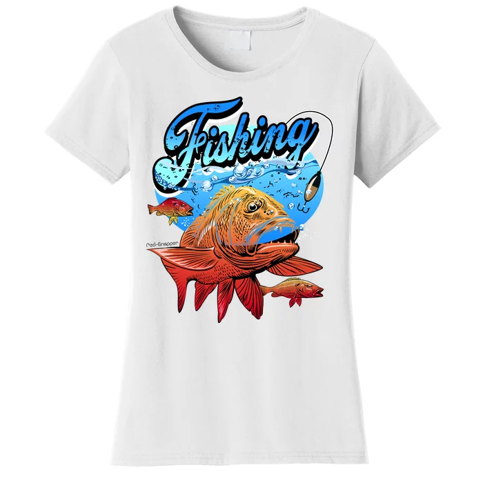 Fishing Red Snapper Women's T-Shirt