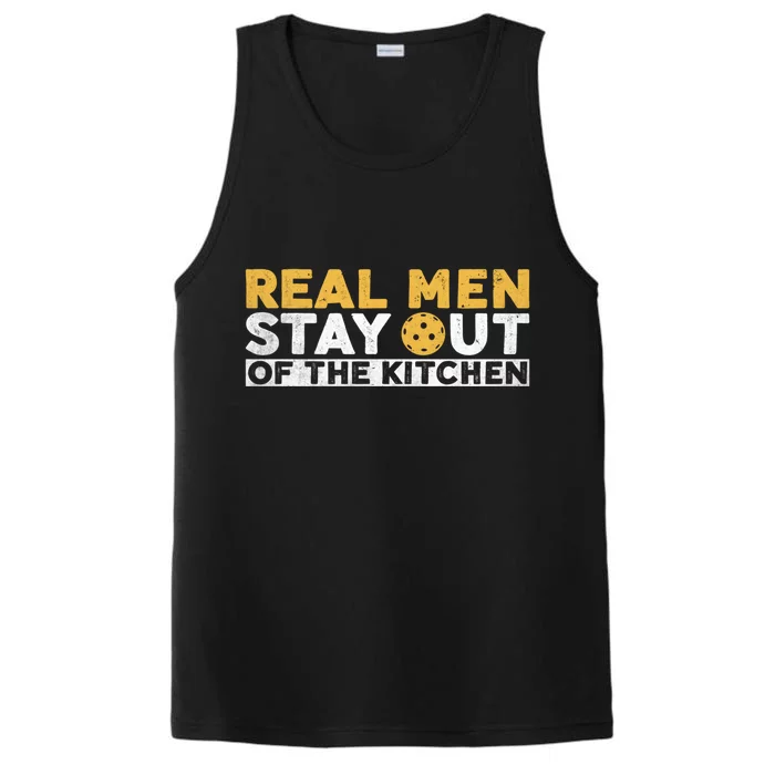 Funny Real Stay Out Of Kitchen Traditional Quote Gift Performance Tank