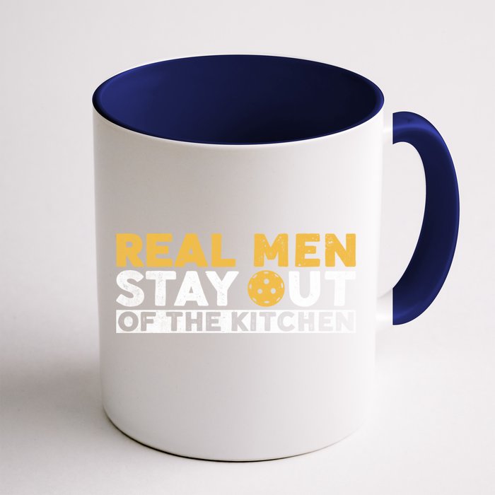 Funny Real Stay Out Of Kitchen Traditional Quote Gift Front & Back Coffee Mug