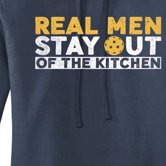 Funny Real Stay Out Of Kitchen Traditional Quote Gift Women's Pullover Hoodie