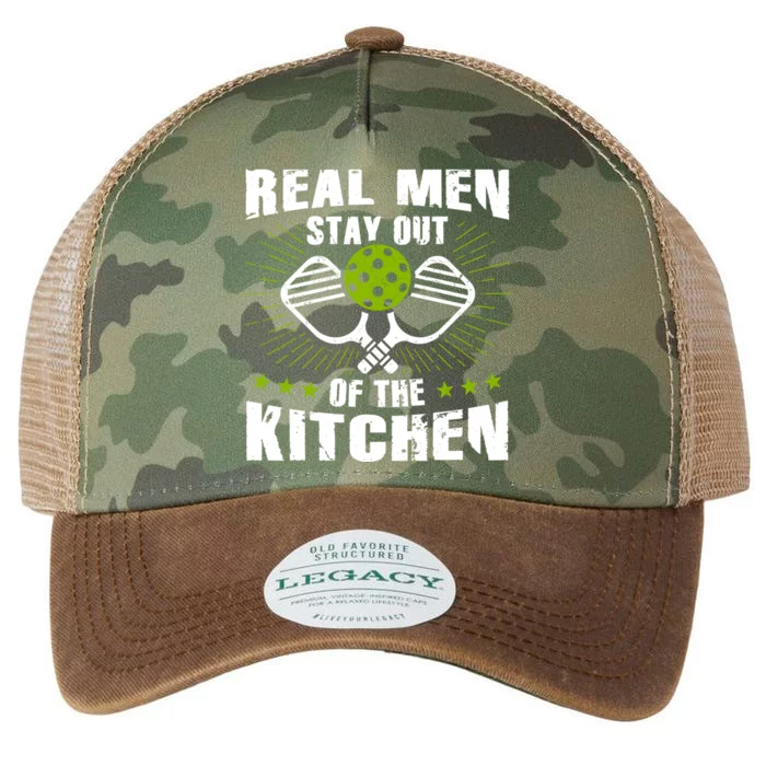 Funny Real Stay Out Of The Kitchen Pickleball Player Funny Gift Legacy Tie Dye Trucker Hat