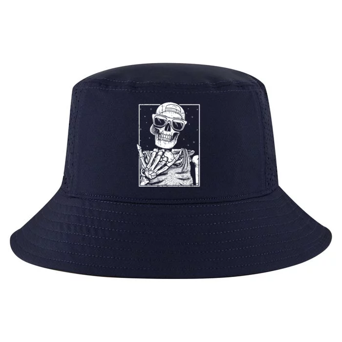 Funny Rocker Style Skeleton Rock Hand Halloween Costume Gift Cool Comfort Performance Bucket Hat