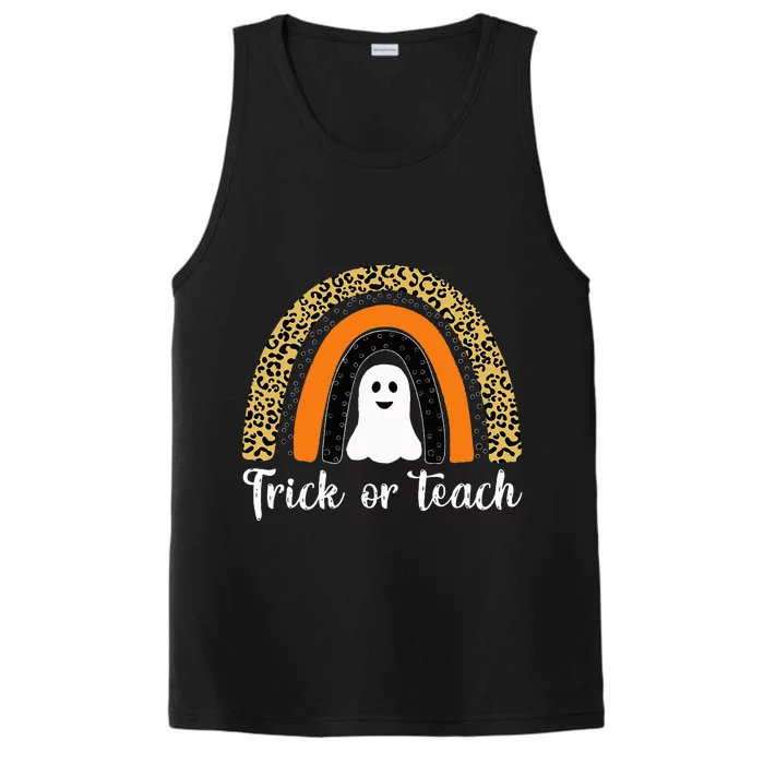 Funny Rainbow Teacher Halloween Costume Gifts Performance Tank