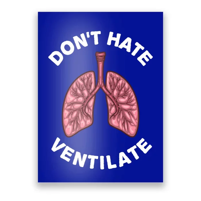 Funny Respiratory Therapy Rt Art Lung Doctor Gift Poster