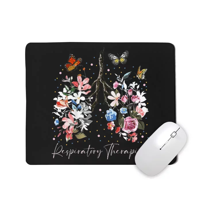 Funny Respiratory Therapist Therapy Lung Happy Easter Day Mousepad