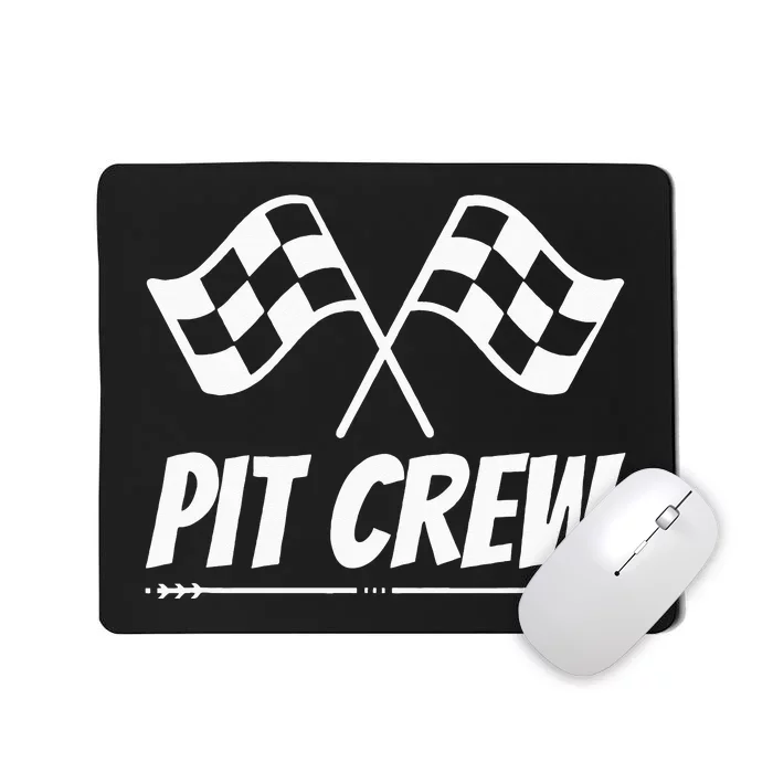 Funny Race Track Pit Crew Racing Mechanic Car Parties Mousepad