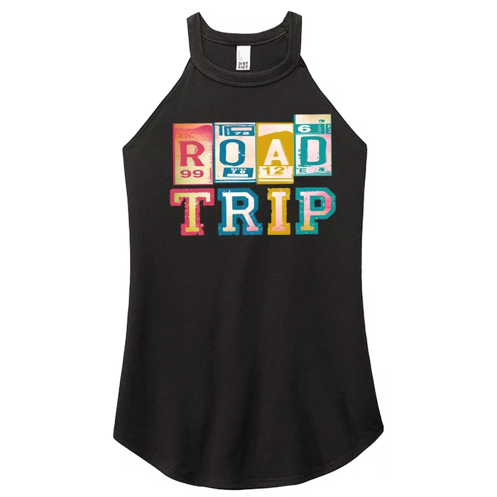 Family Road Trip Matching Family Vacation Women’s Perfect Tri Rocker Tank