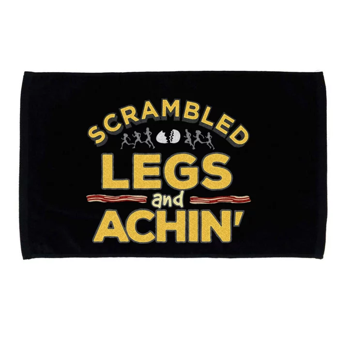 Fun Running Top Scrambled Legs And Achin! Microfiber Hand Towel