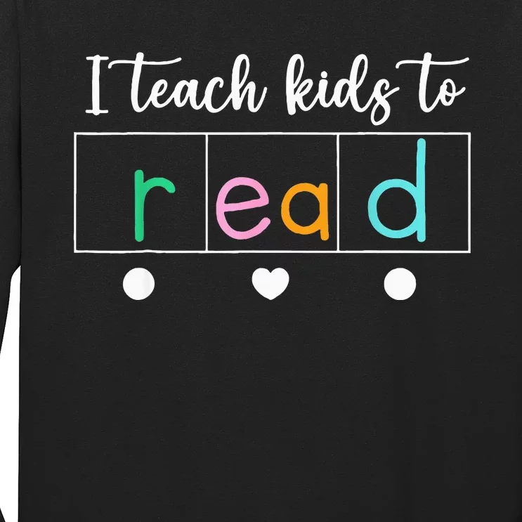 funny reading teacher Long Sleeve Shirt