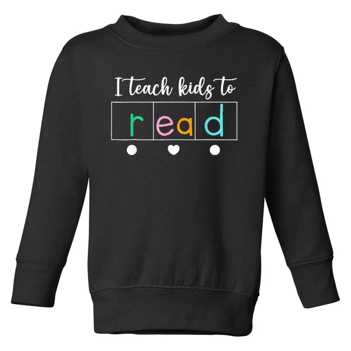 funny reading teacher Toddler Sweatshirt