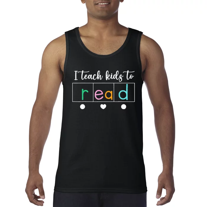 funny reading teacher Tank Top