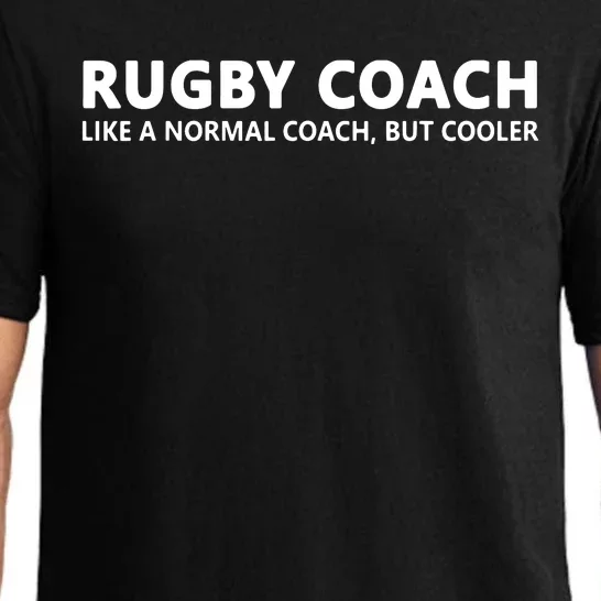 Funny Rugby Trainer Definition Rugby Coach Pajama Set