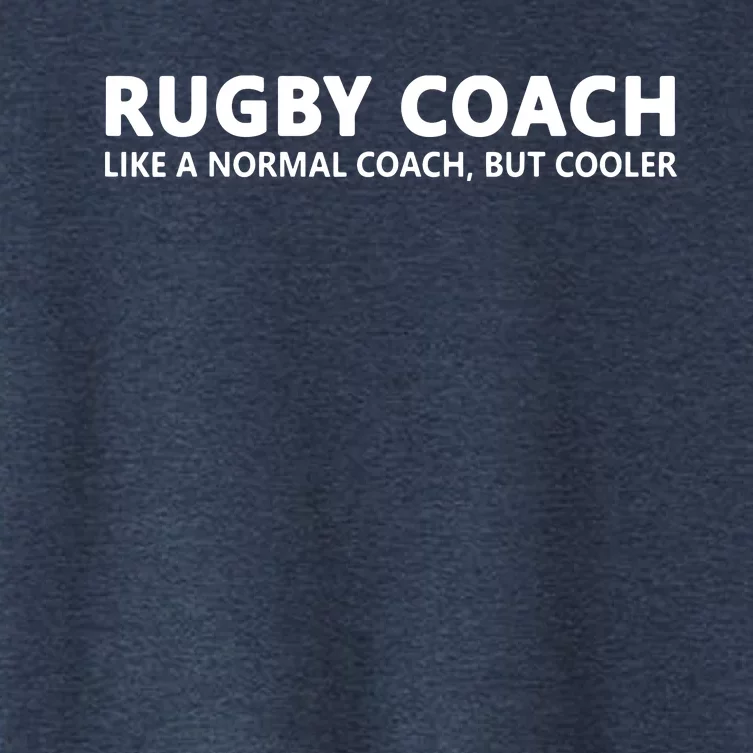 Funny Rugby Trainer Definition Rugby Coach Women's Crop Top Tee