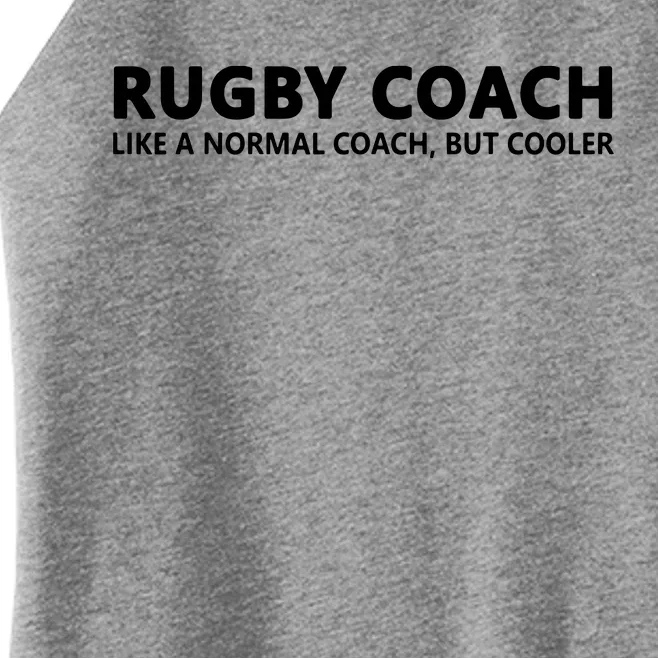 Funny Rugby Trainer Definition Rugby Coach Women’s Perfect Tri Rocker Tank