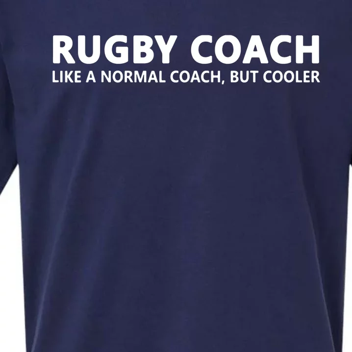 Funny Rugby Trainer Definition Rugby Coach Sueded Cloud Jersey T-Shirt