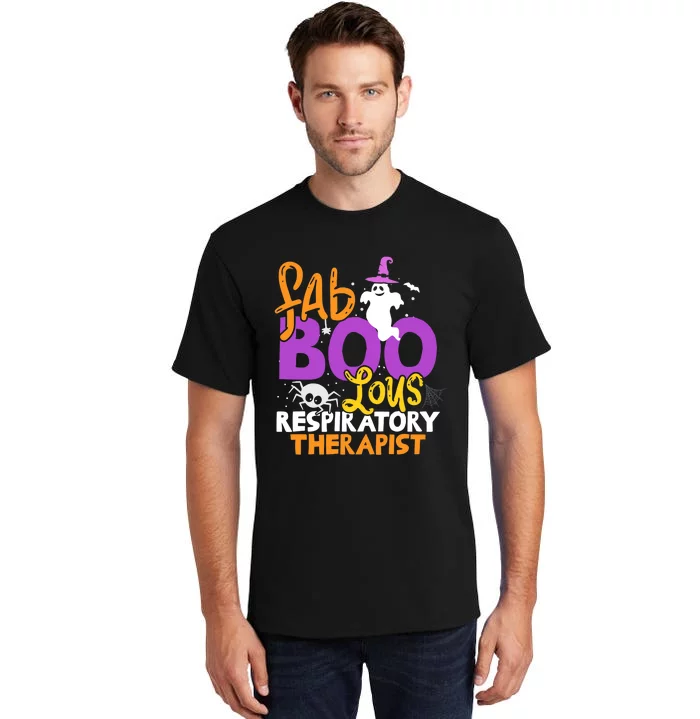 Faboolous Respiratory Therapist Ghost Halloween Costume Tall T-Shirt