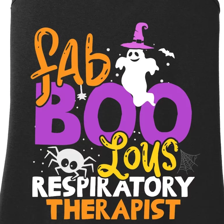 Faboolous Respiratory Therapist Ghost Halloween Costume Ladies Essential Tank