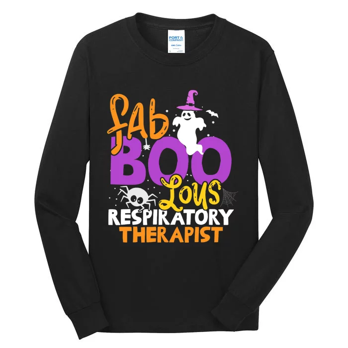 Faboolous Respiratory Therapist Ghost Halloween Costume Tall Long Sleeve T-Shirt