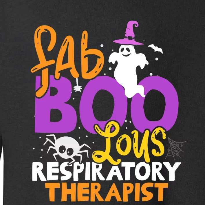 Faboolous Respiratory Therapist Ghost Halloween Costume Toddler Sweatshirt