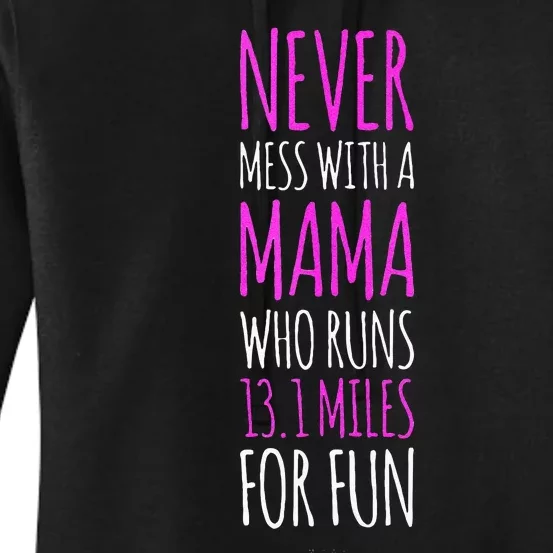 Funny Running Tanks. 13.1 Half Marathon Runner Mom Gift Women's Pullover Hoodie