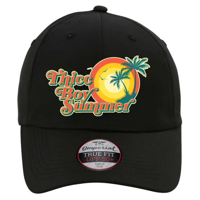 Funny Retro Thicc Boy Summer The Original Performance Cap